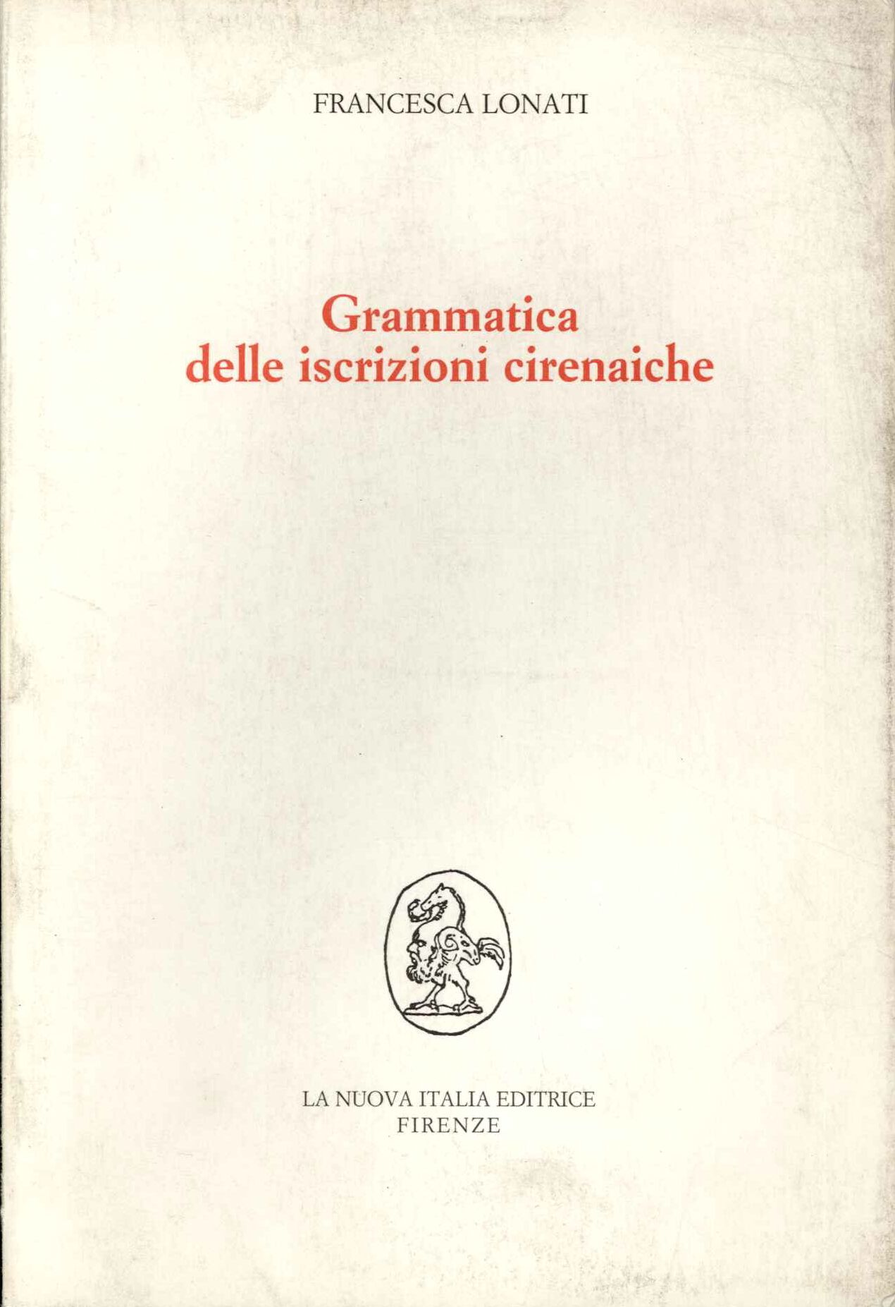 Grammatica delle iscrizioni cirenaiche