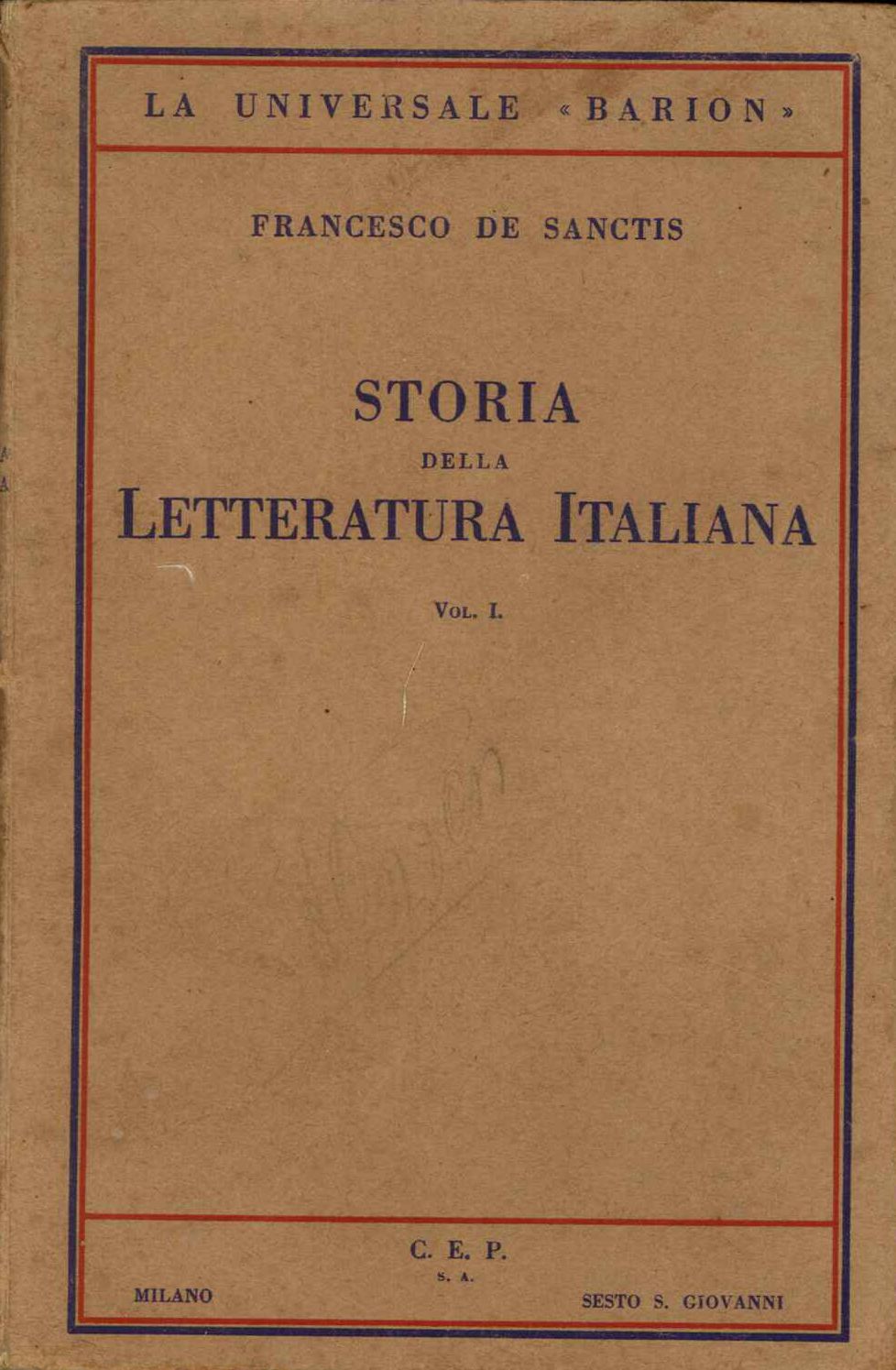 Storia della letteratura Italiana 1°