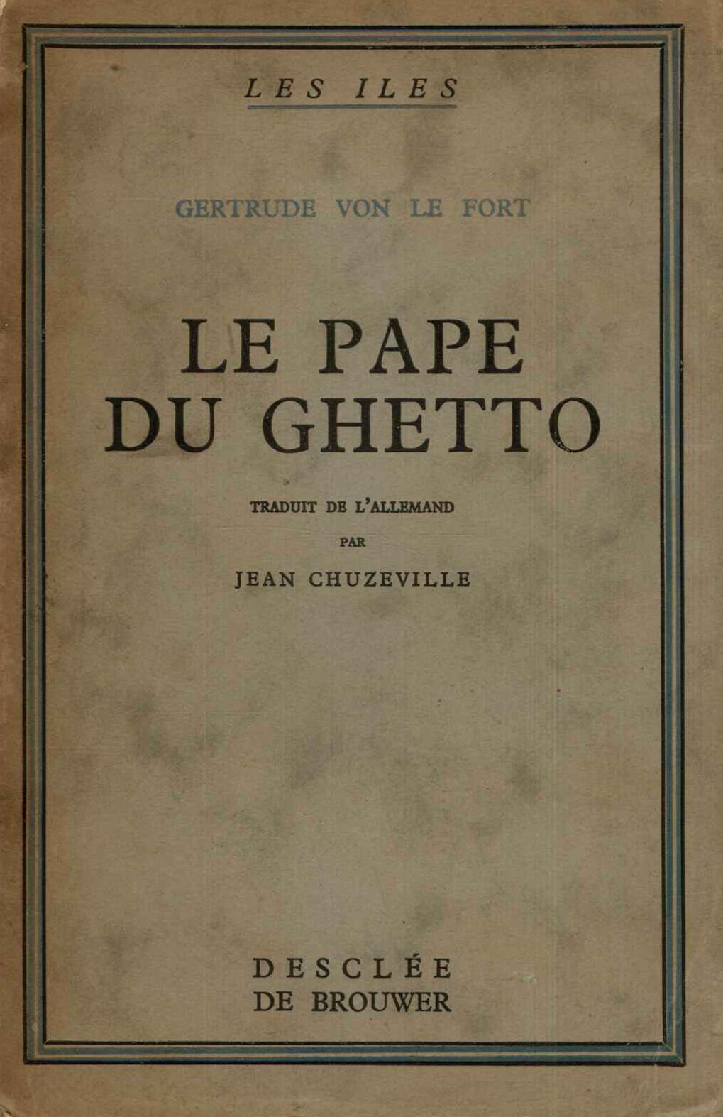 Le Pape du ghetto