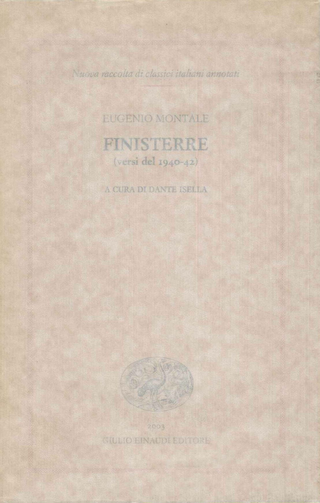 Finisterre (versi del 1940-42)