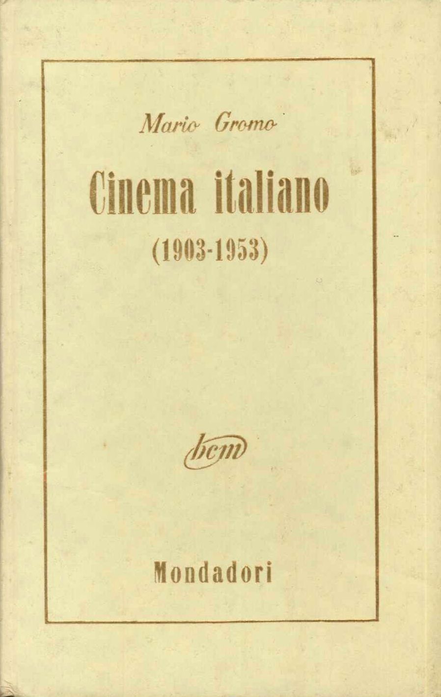 Cinema italiano (1903-1953)