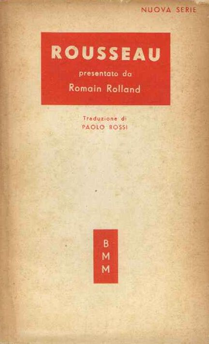 Rousseau presentato da Romain Rolland