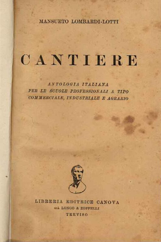 Cantiere. Antologia italiana per le scuole professionali