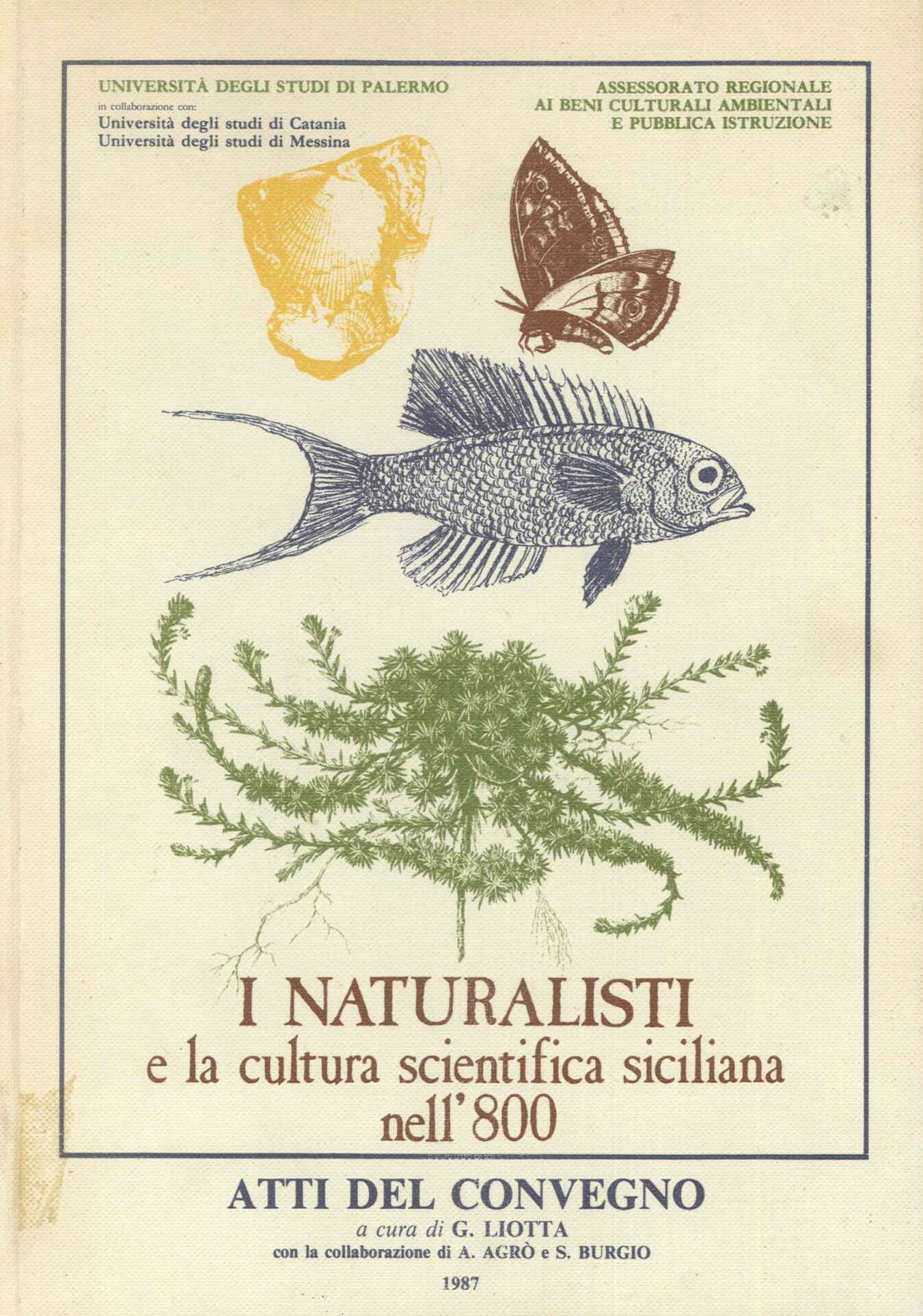 Naturalisti e la cultura scientifica siciliana nell'800
