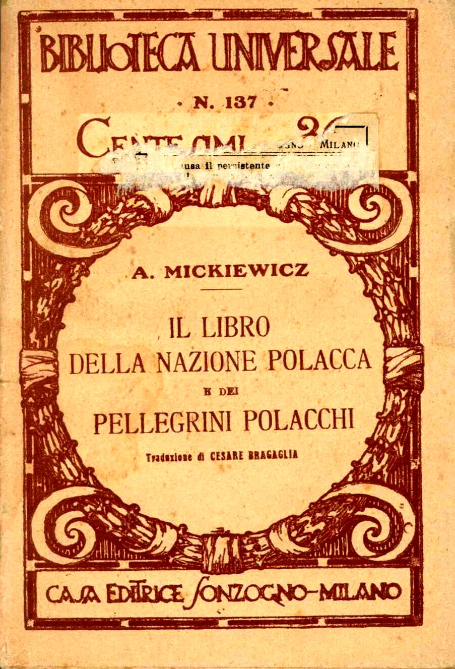 Libro della Nazione Polacca e dei Pellegrin Polacchi