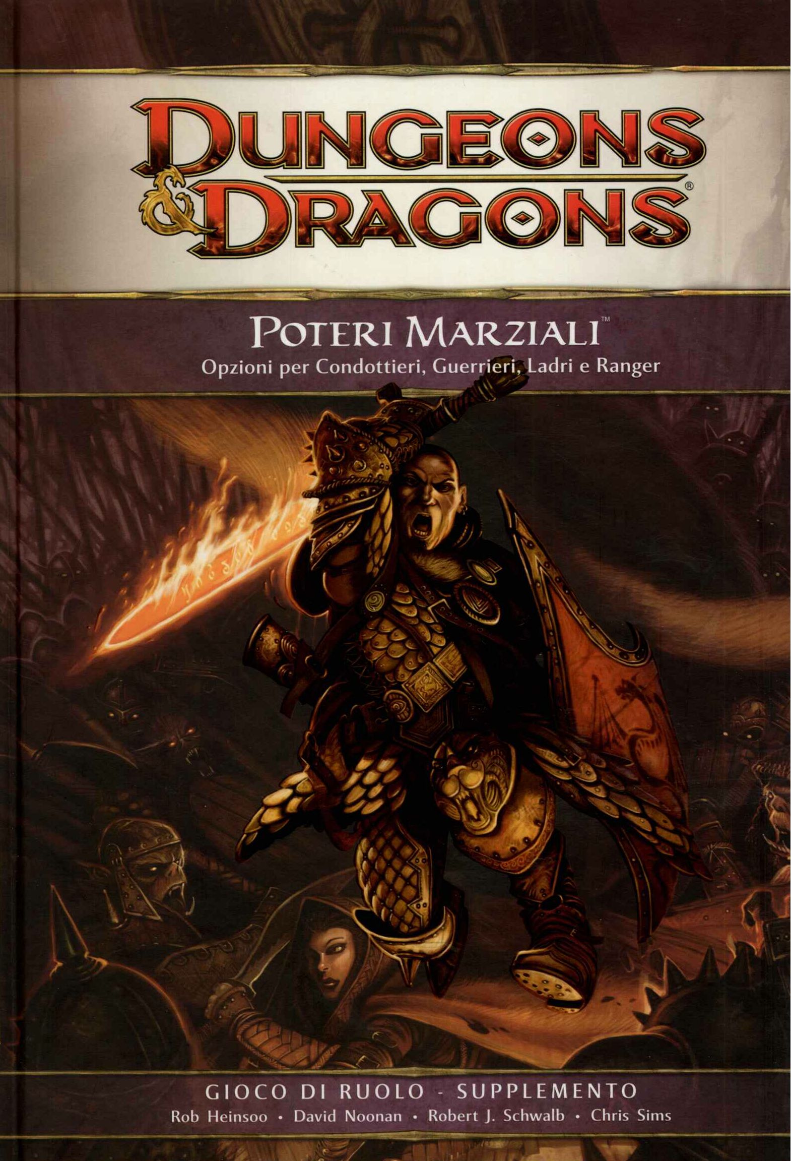 Dungeons &dragons:Poteri marziali. opzioni per condottieri...