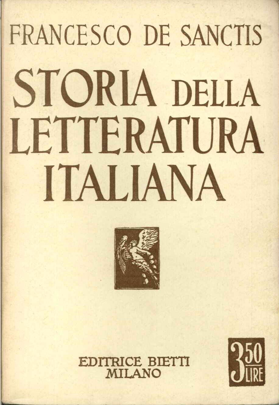Storia della letteratura italiana. Vol I