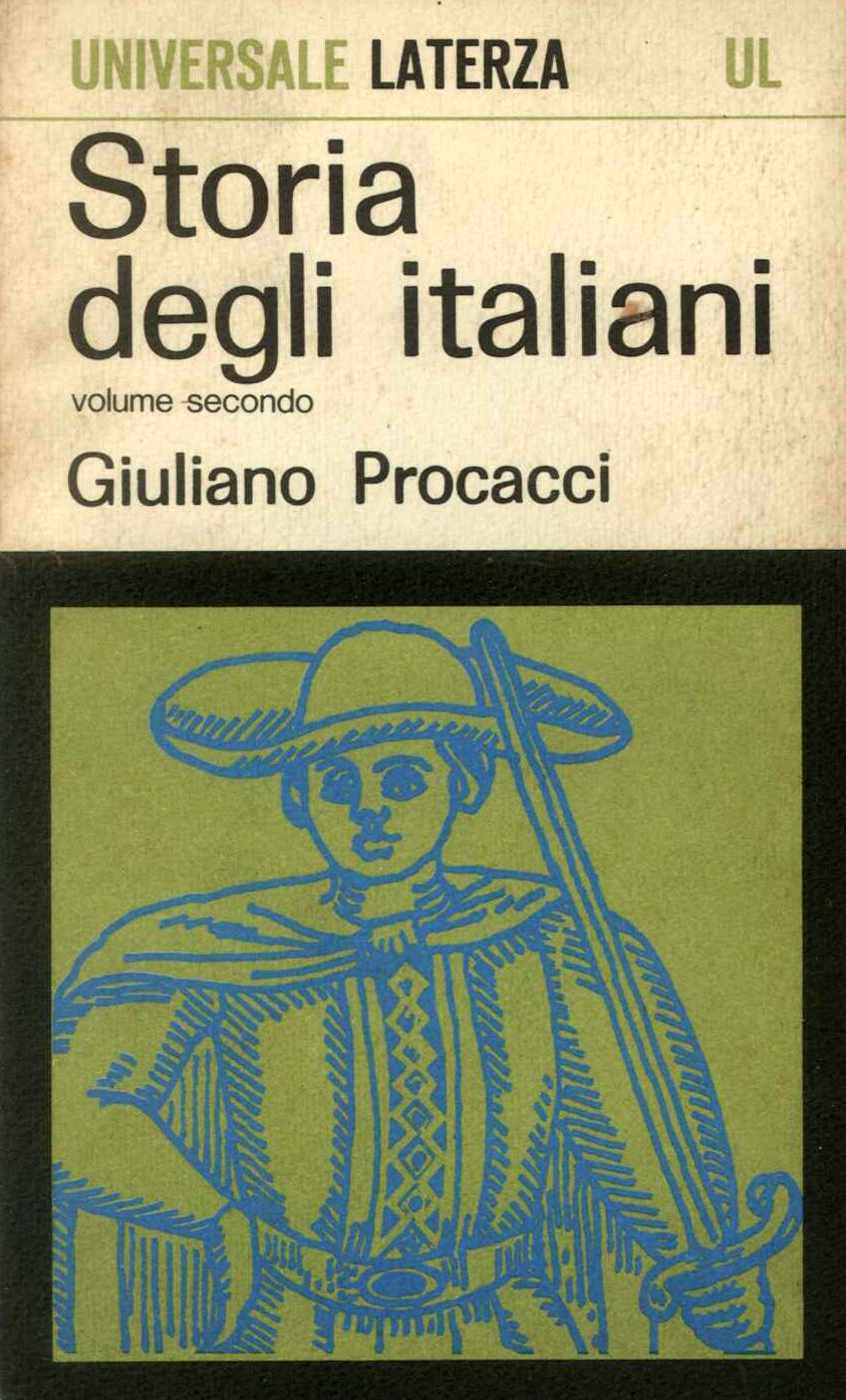 Storia degli Italiani 2°  Volume