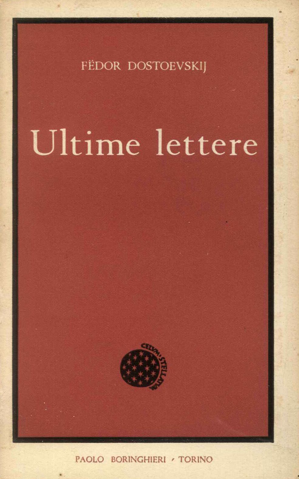 Ultime lettere 1878-1881