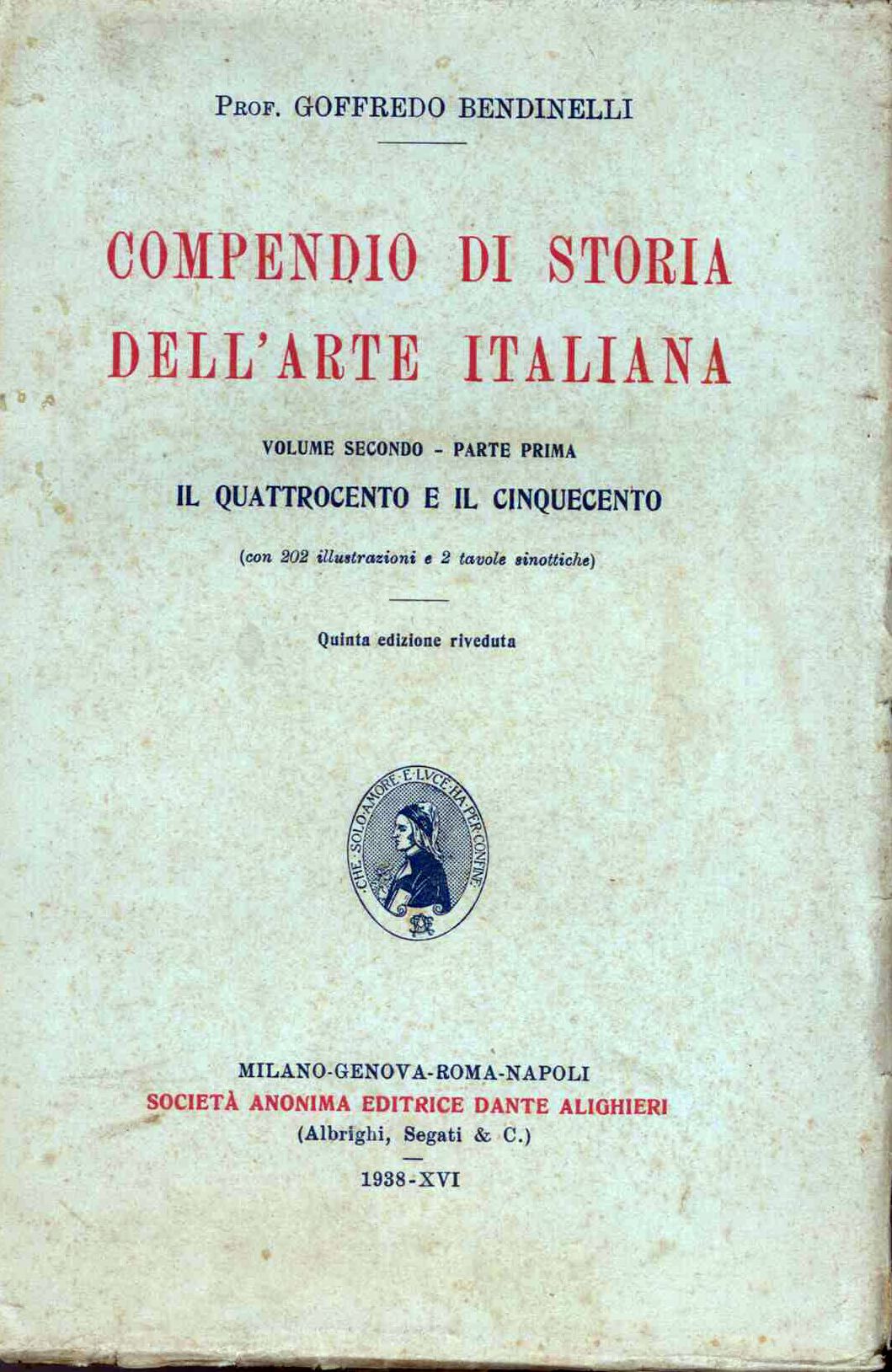 Compendio di storia dell'arte italiana
