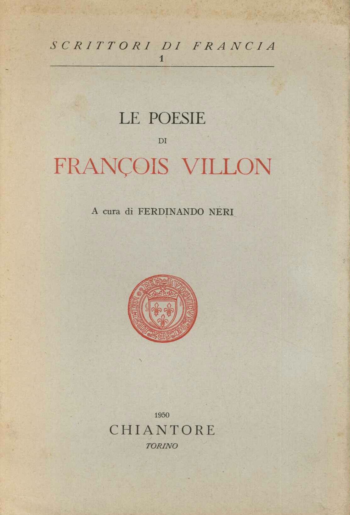 Le Poesie di Francois Villon