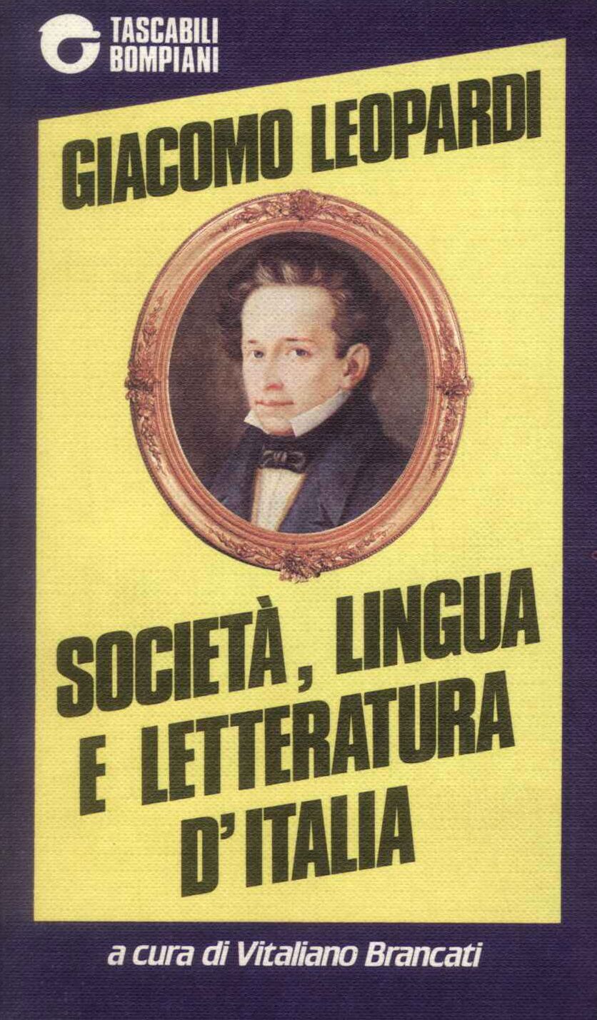 Società lingua e letteratura d' Italia