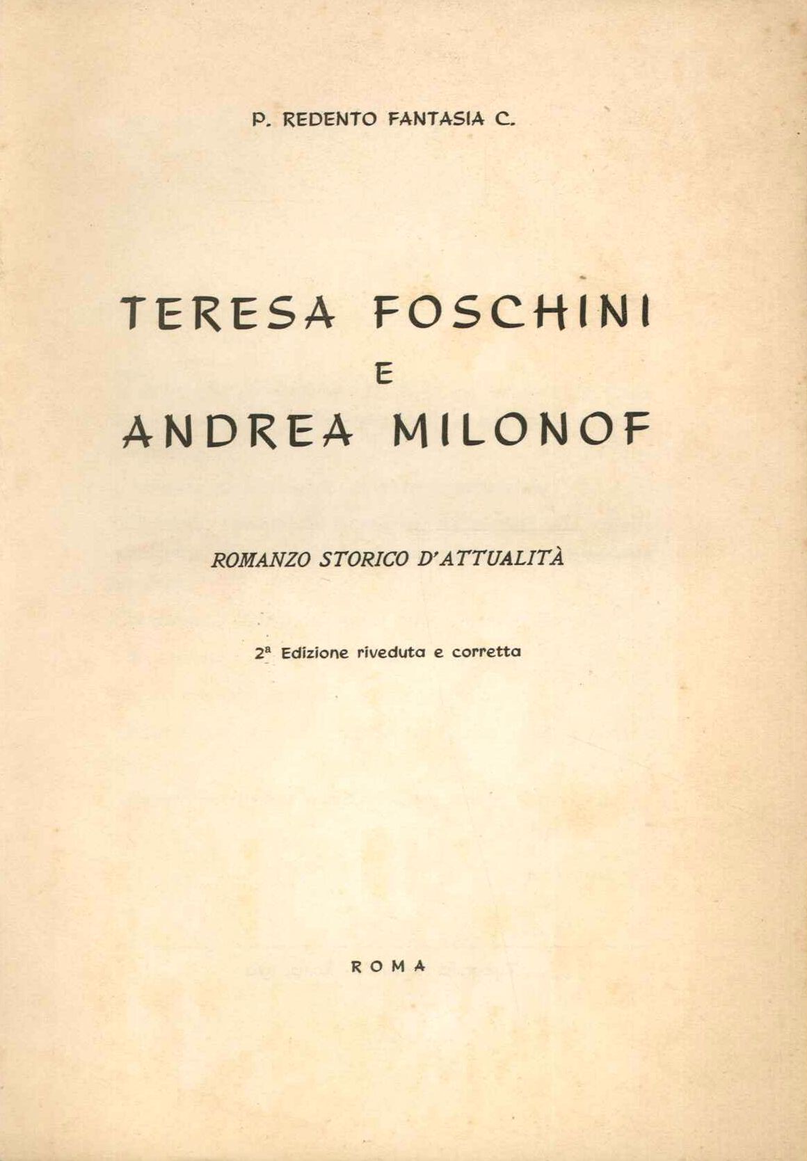 Teresa Foschini e Andrea Milonof