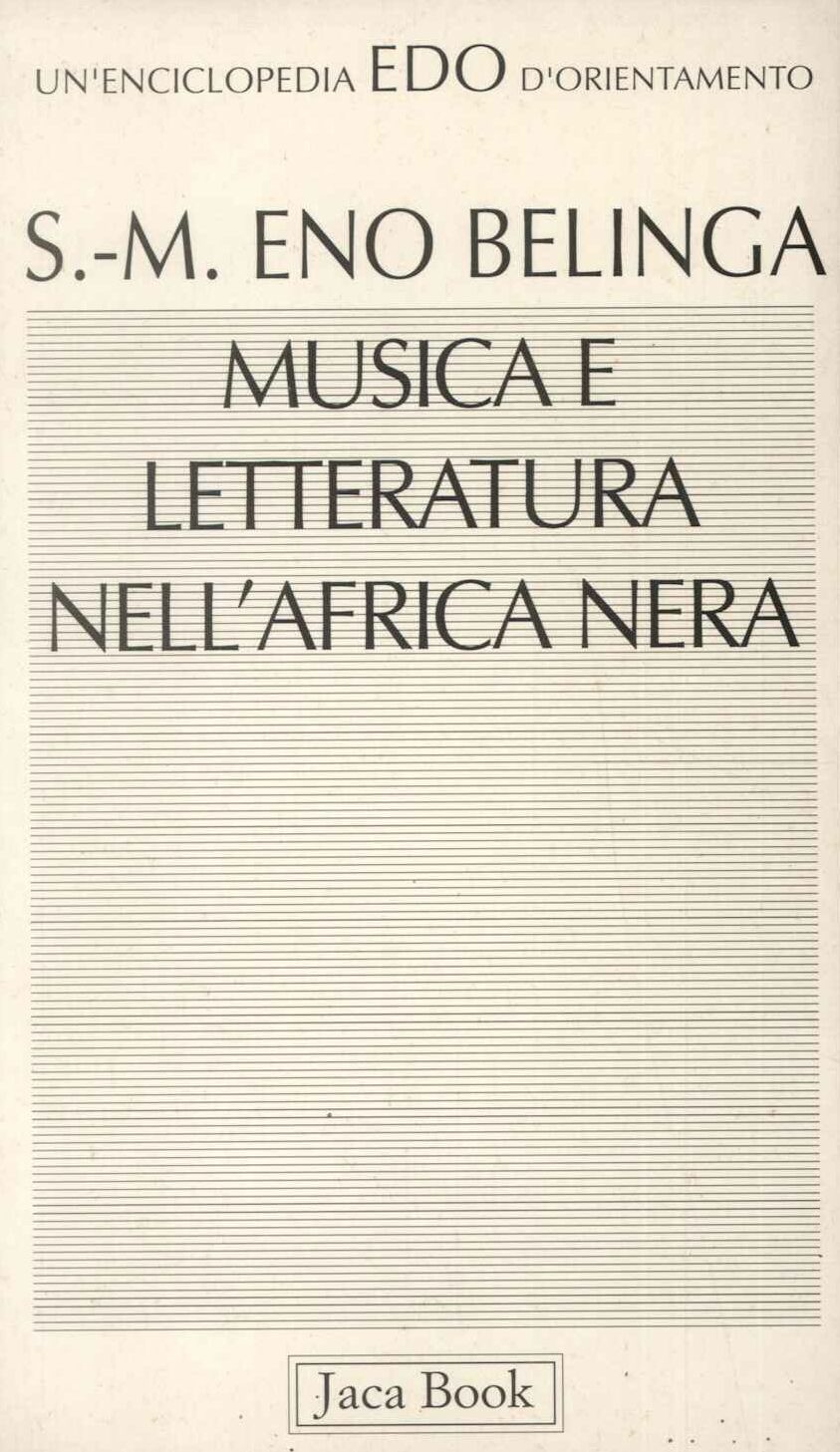 Musica e letteratura nell'africa nera