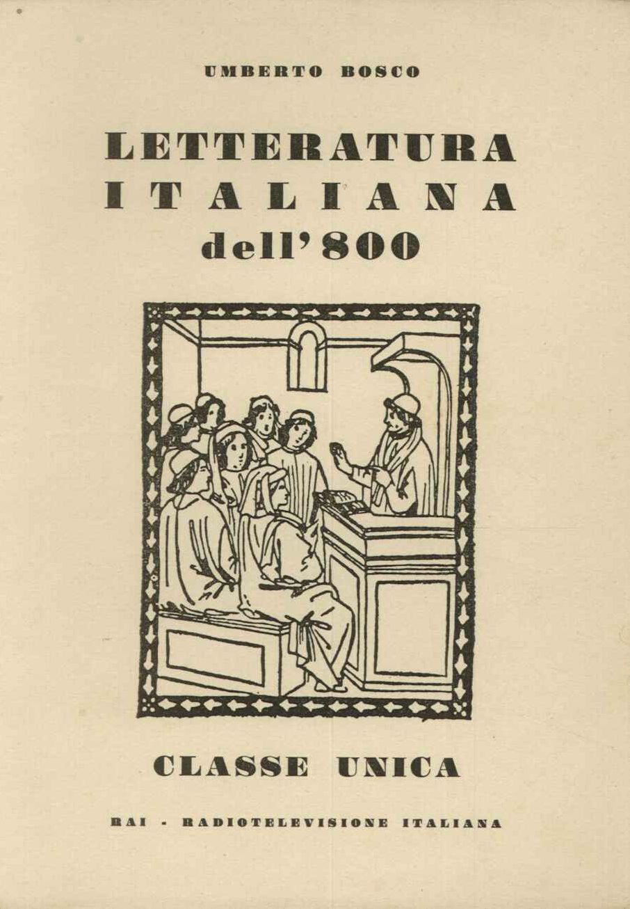 Letteratura italiana dell'800