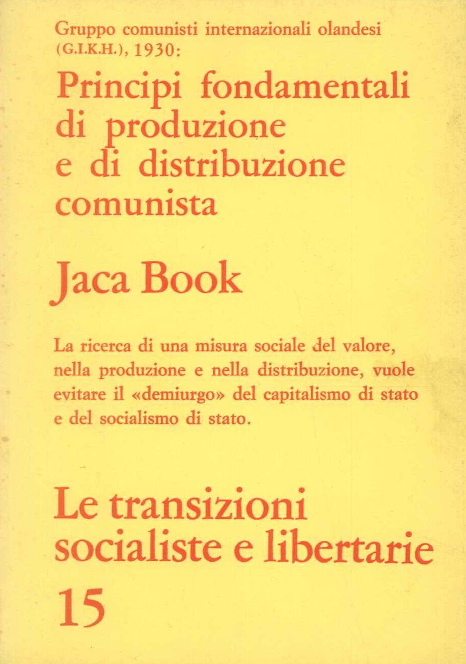 Principi fondamentali di produzione e distribuzione comunista