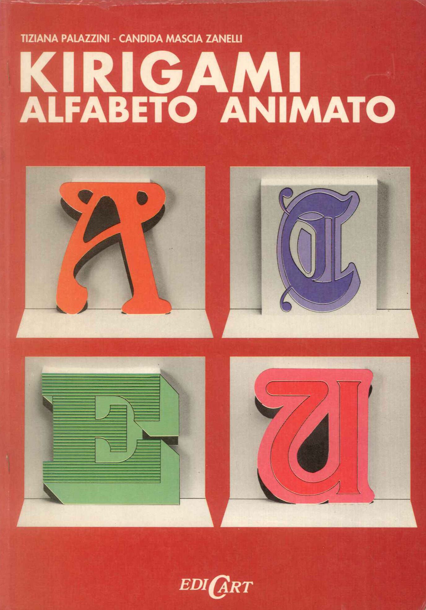 Kirigami alfabeto animato