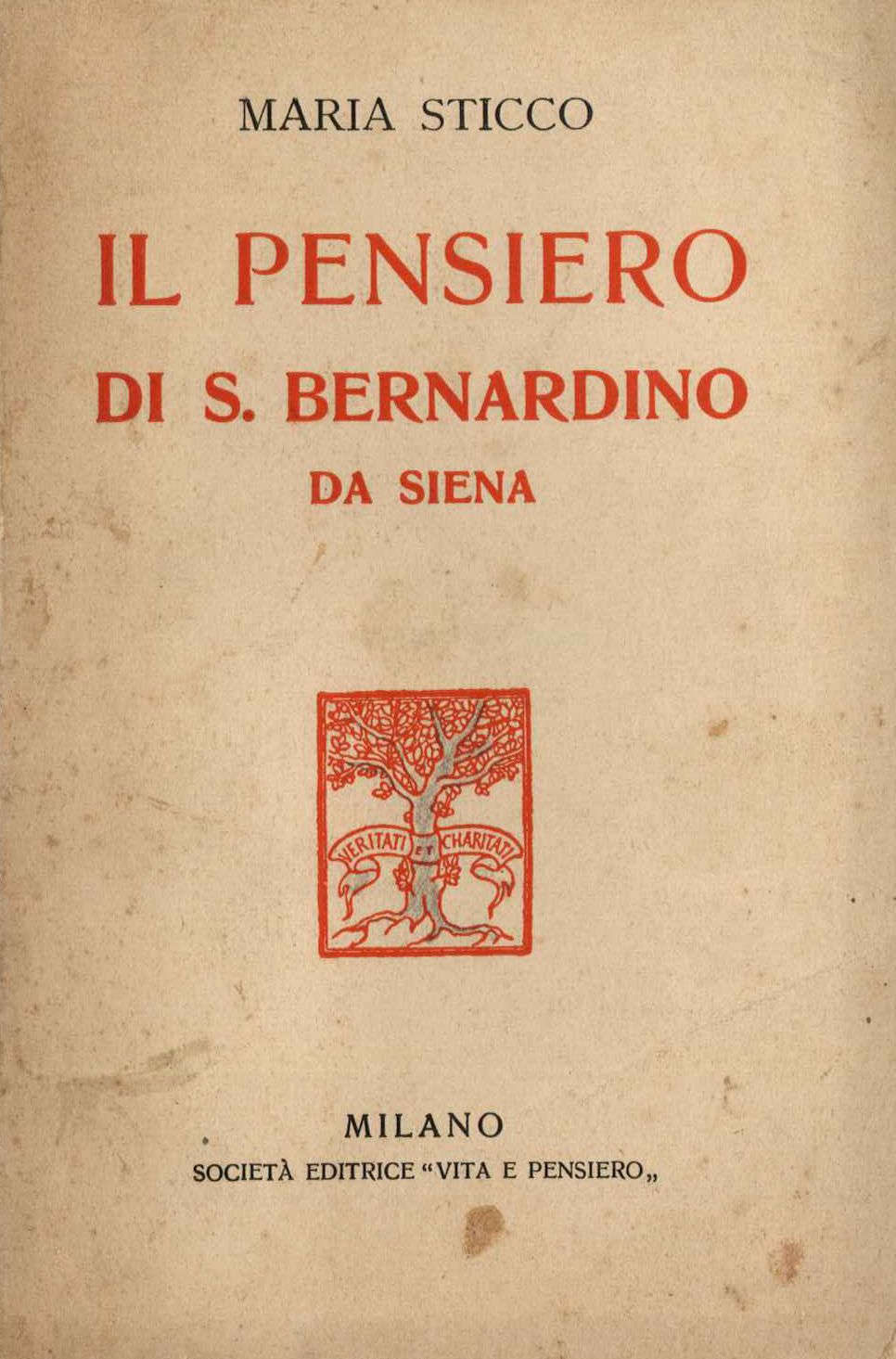 Il pensiero di San Bernardino da Siena
