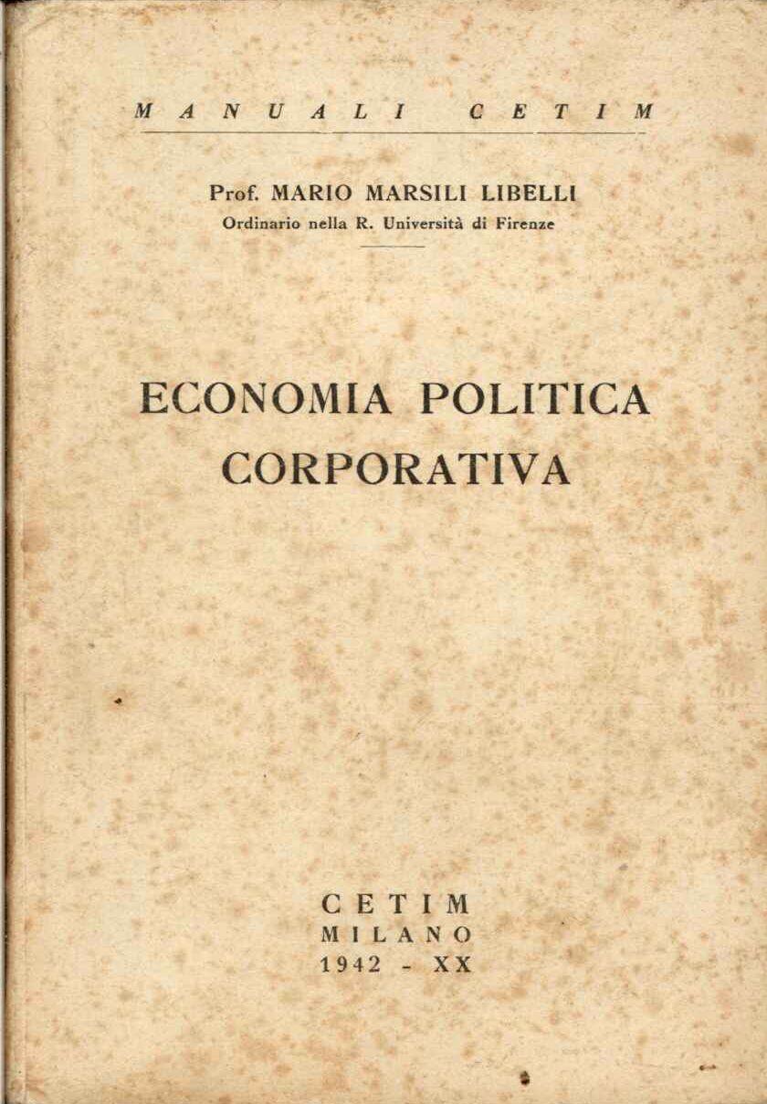 Economia politica corporativa