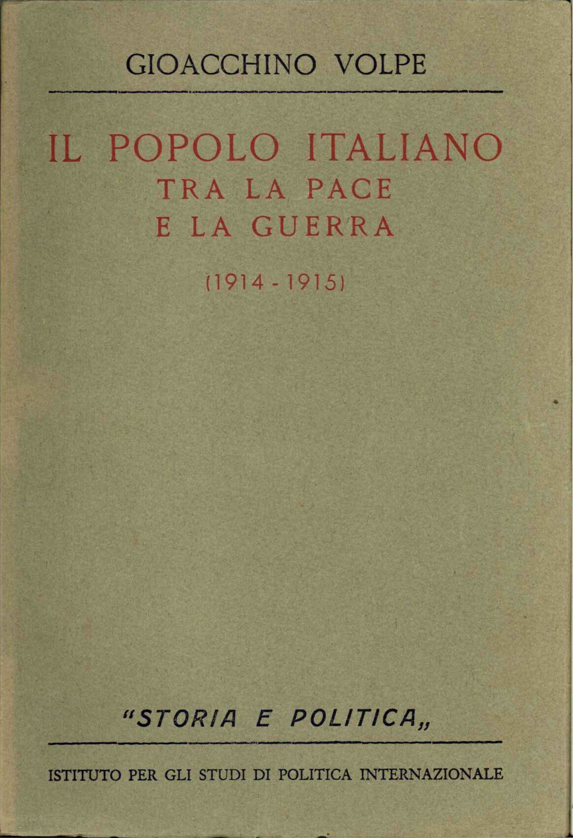 Popolo italiano tra la pace e la guerra (1914-1915)