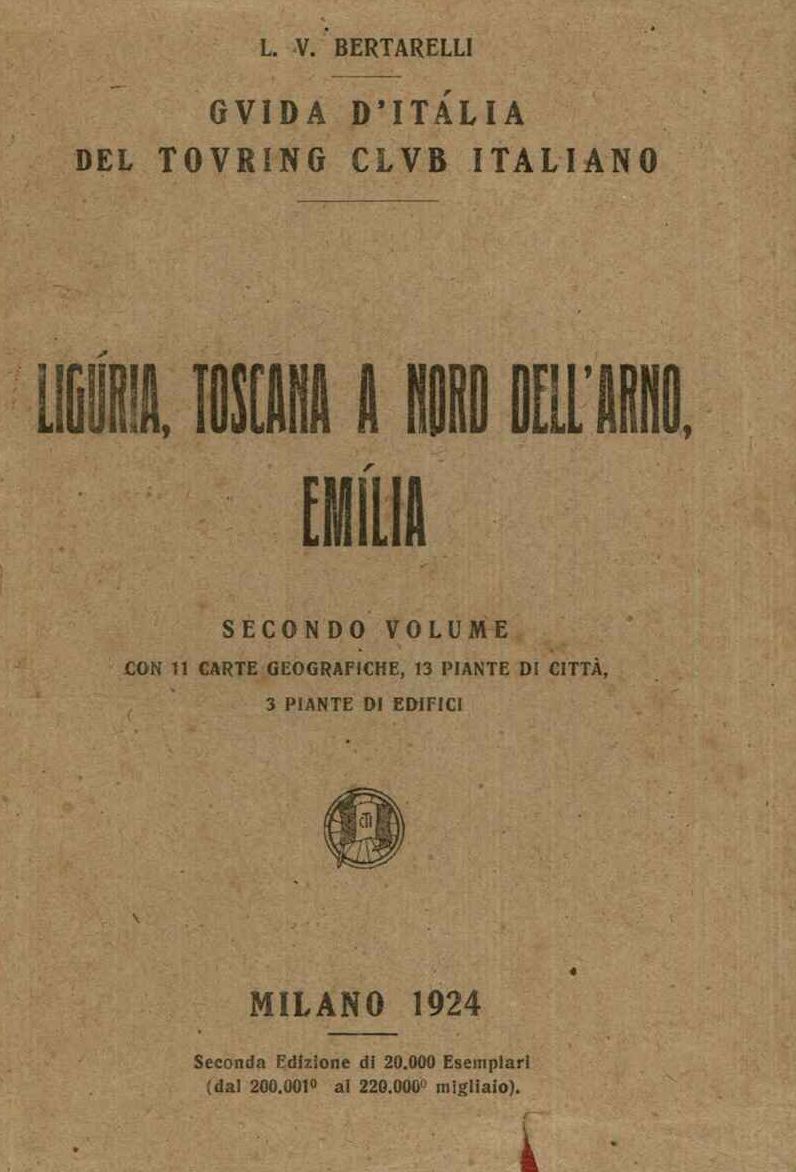 Guida d'Italia del Touring Club Italiano Vol.II Liguria, Toscana a Nord dell'Arno, Emilia