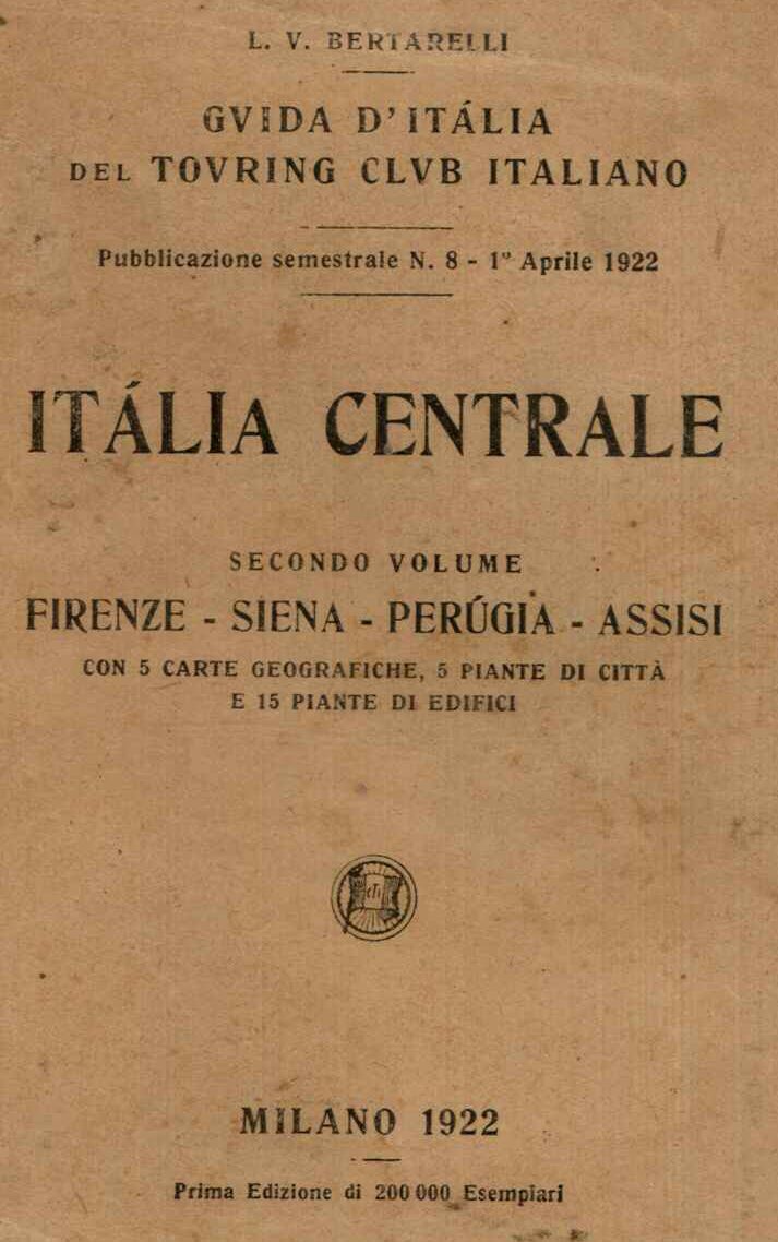 Guida d'Italia del Touring Club Italiano Vol.II Italia Centrale