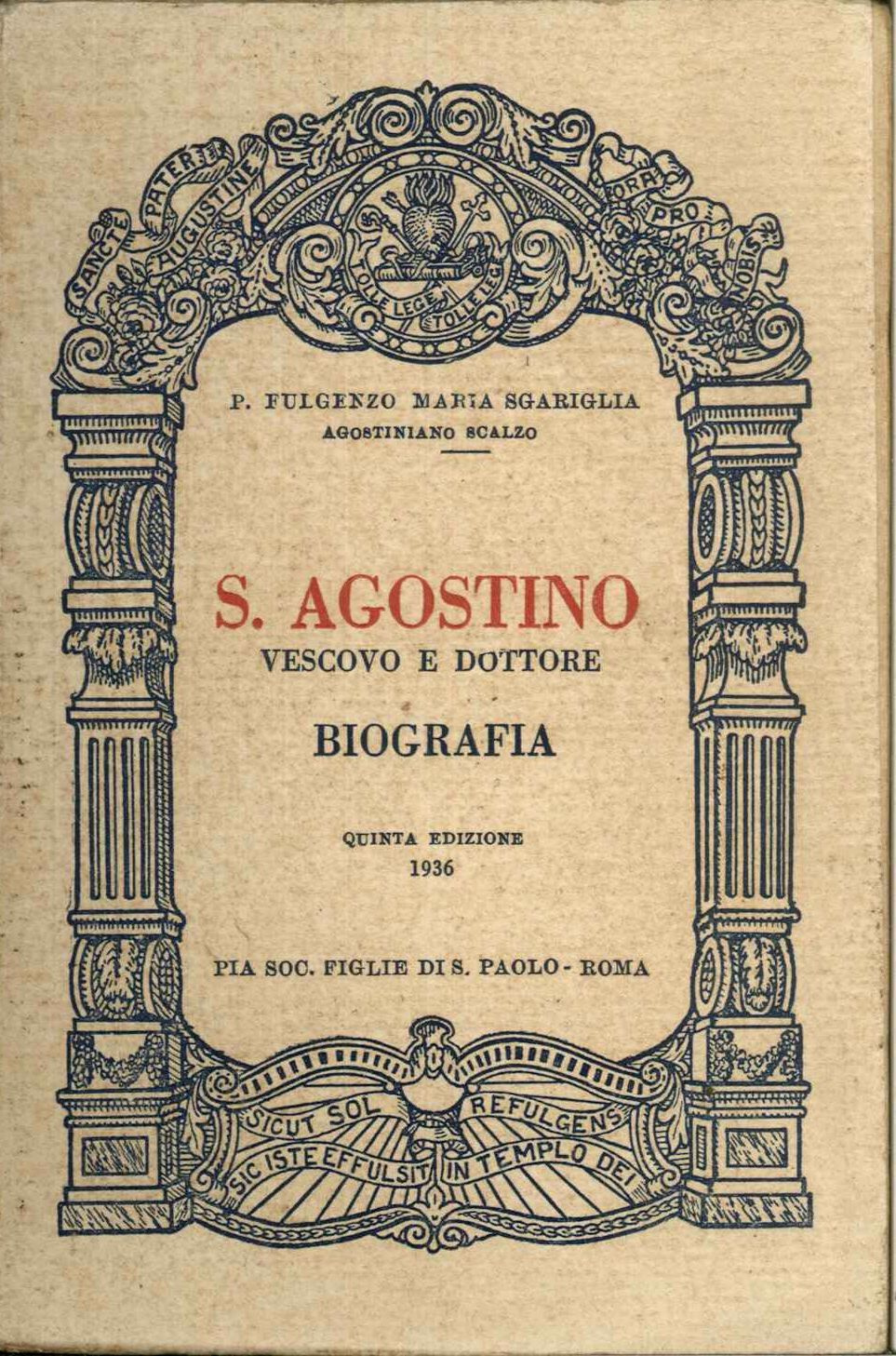 S. Agostino vescovo e dottore