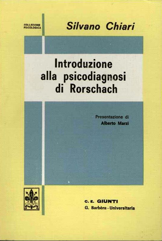 Introduzione alla psicodiagnosi di Rorschach